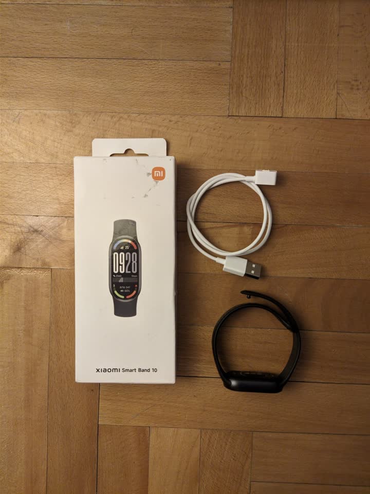 Xiaomi Smart Band 10, USB-C адаптер 30W, iPhone SE 2016 32GB