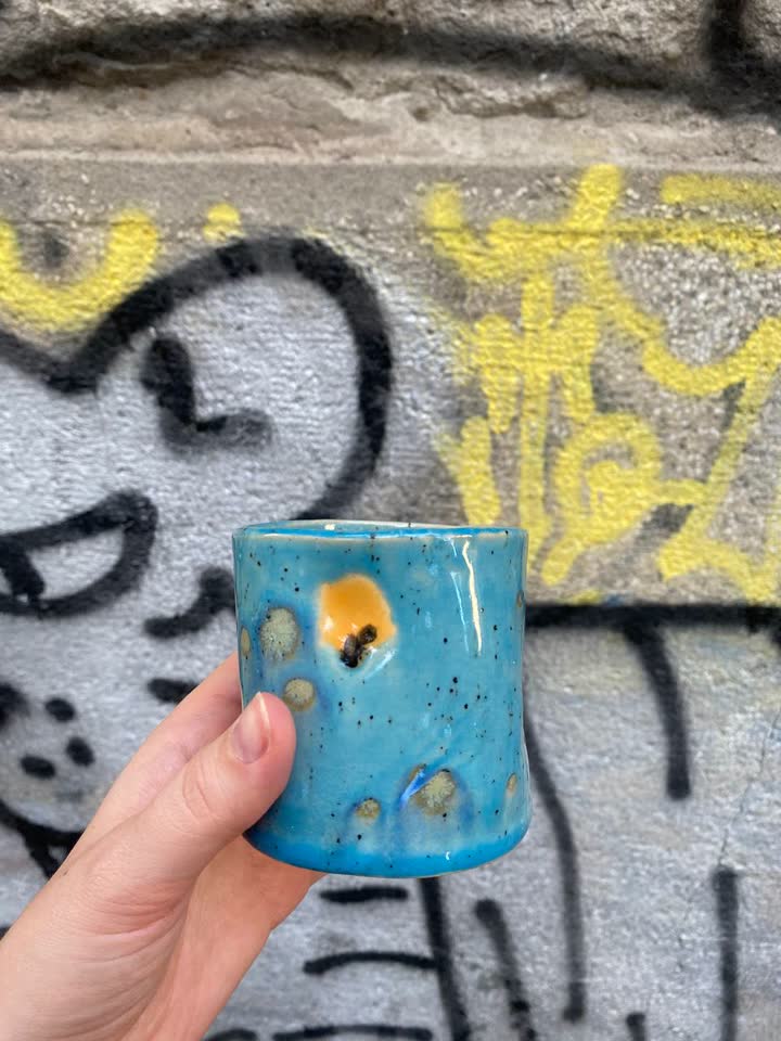 Ručno rađena keramička čaša, 200 ml
