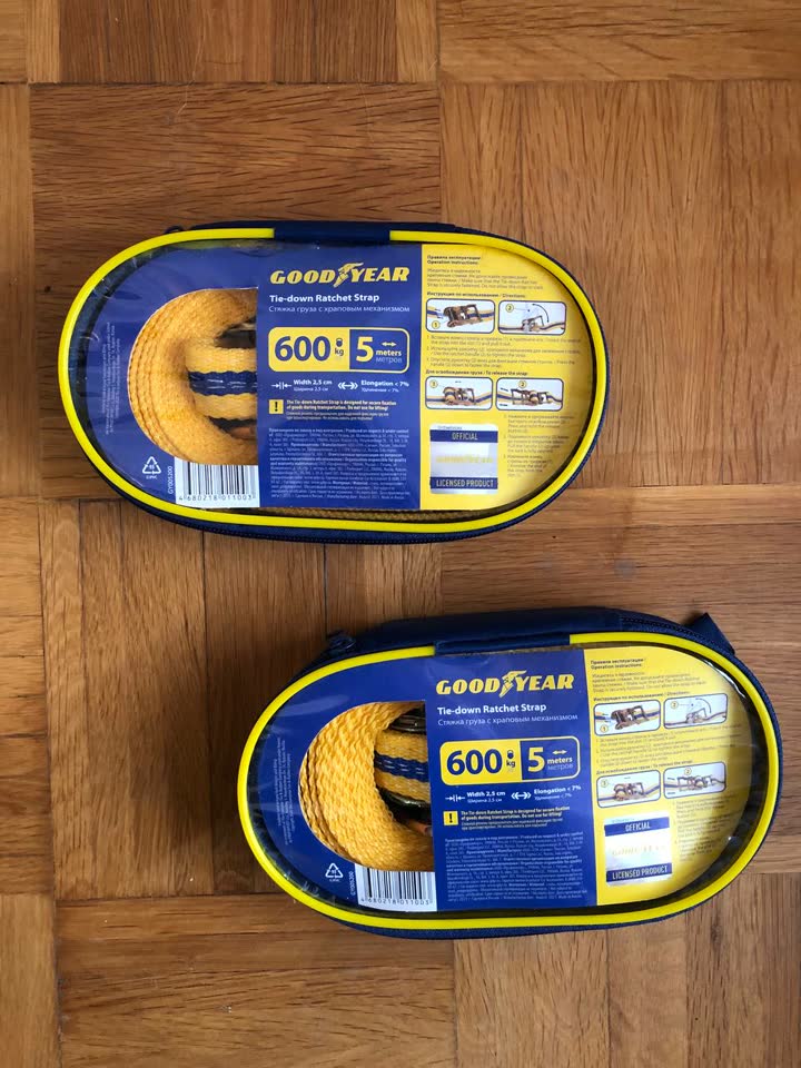 Goodyear trake za teret 600 kg, 5 m