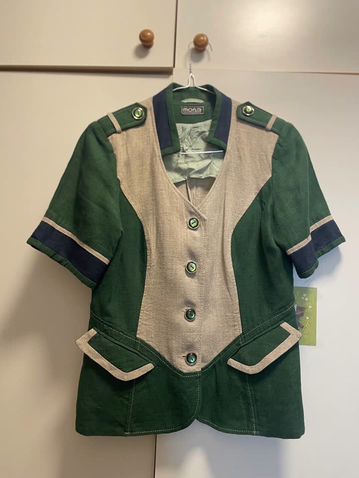 Vintage Mona blejzer s kratkim rukavom