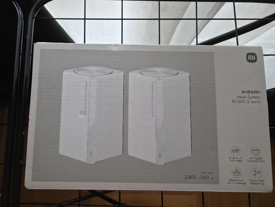 Xiaomi Mesh Sistem AC1200 2-pack и 2 ethernet кабеля