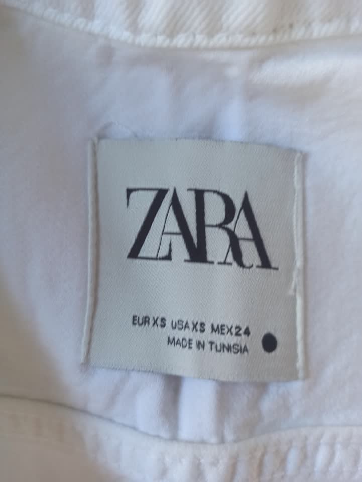 Белые джинсы ZARA, размер 34