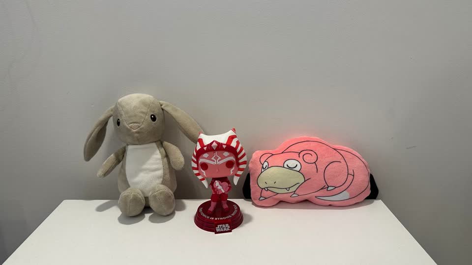 Плюшевый зайчик, фигурка Ahsoka Tano, маска для сна Slowpoke