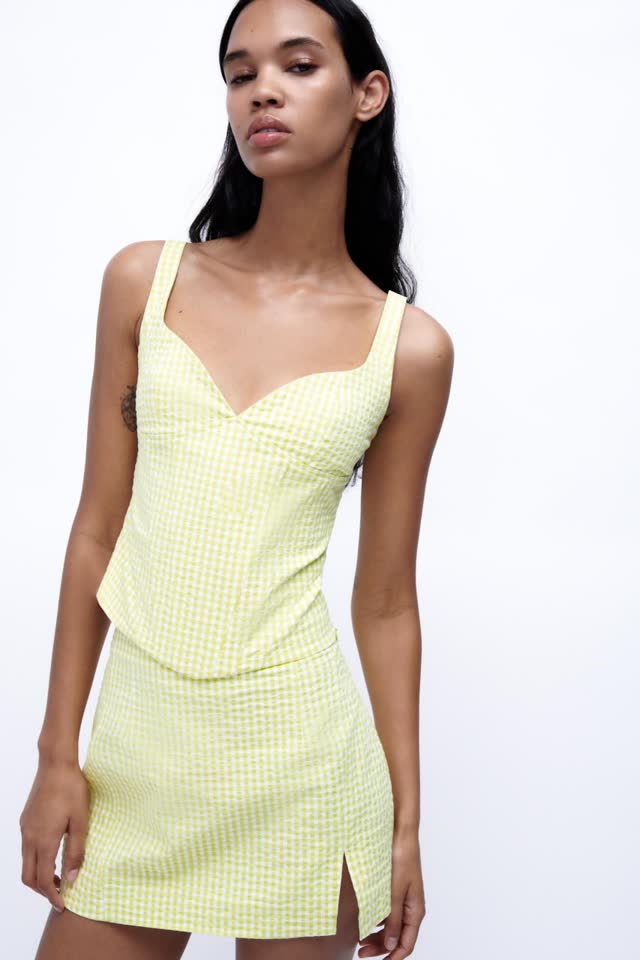 Костюм из юбки и топика Zara