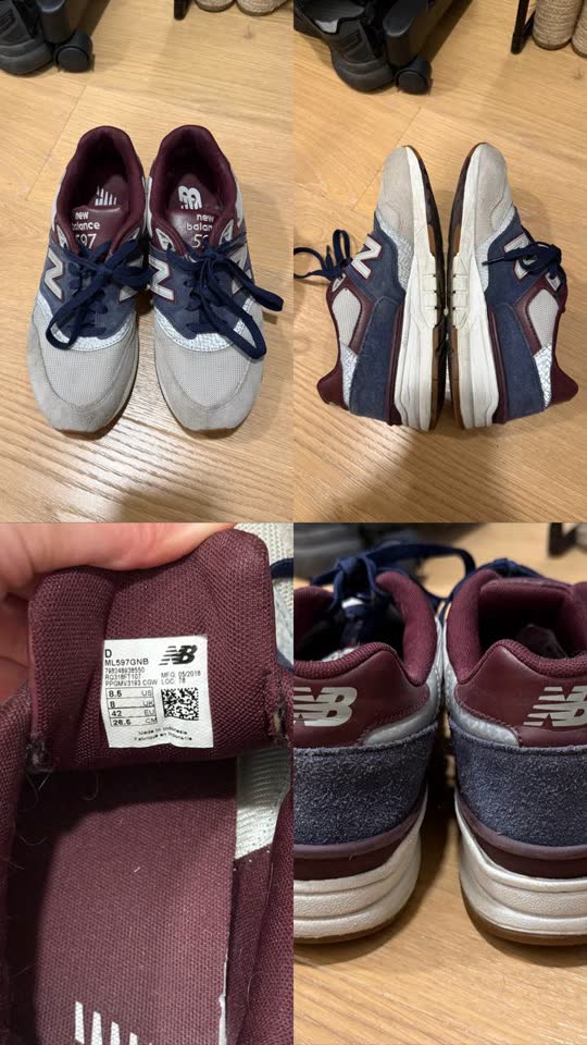 Мужские кроссовки New Balance 574 и 597