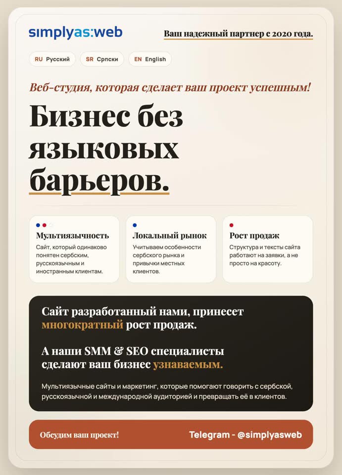 Izrada višejezičnih veb-sajtova za biznis u Srbiji