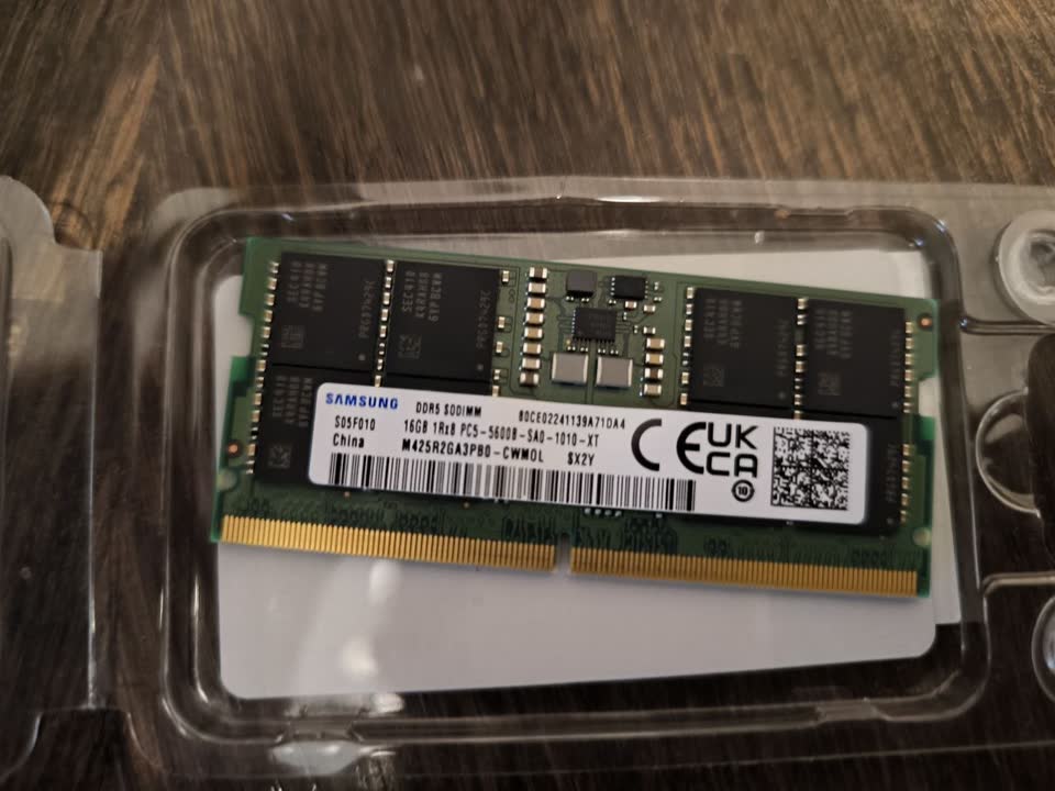 Samsung SODIMM DDR5 16 Gb 5600 Mhz