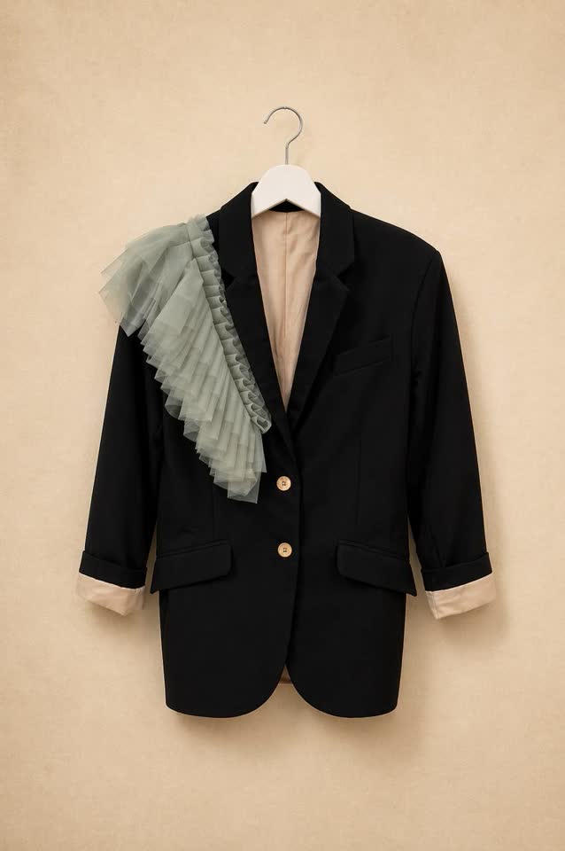 Sako/blazer Country Textile sa volanom