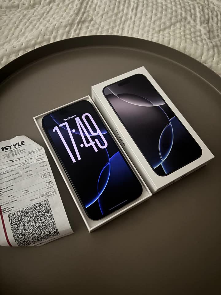 iPhone 16 pro max Black 256gb