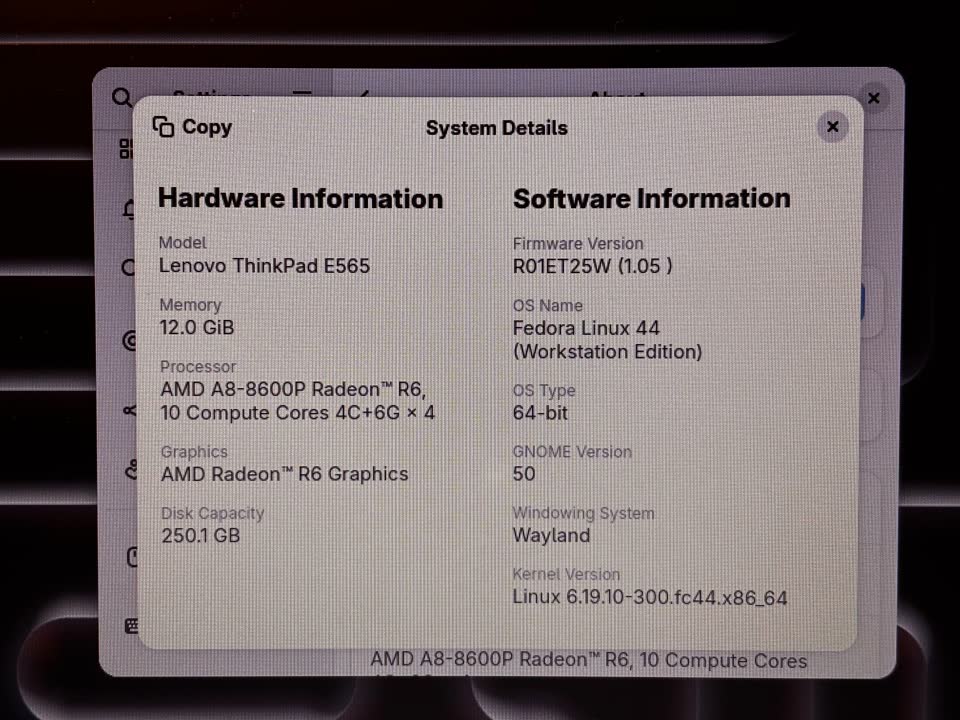 Prodajem laptop Lenovo ThinkPad E565