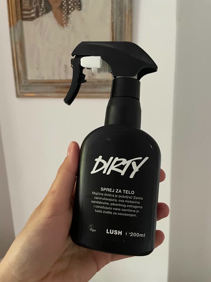 Lush Dirty летний спрей для тела мятно лавандовый.