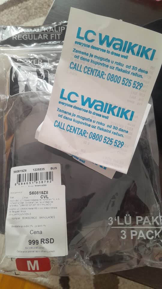 Muške gaćice LC WAIKIKI veličina M, 2 kom.