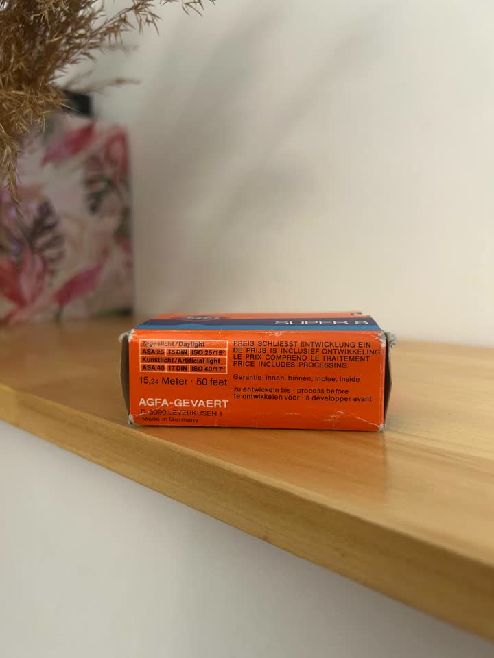 Киноплёнка Agfa Moviechrome 40 Super 8