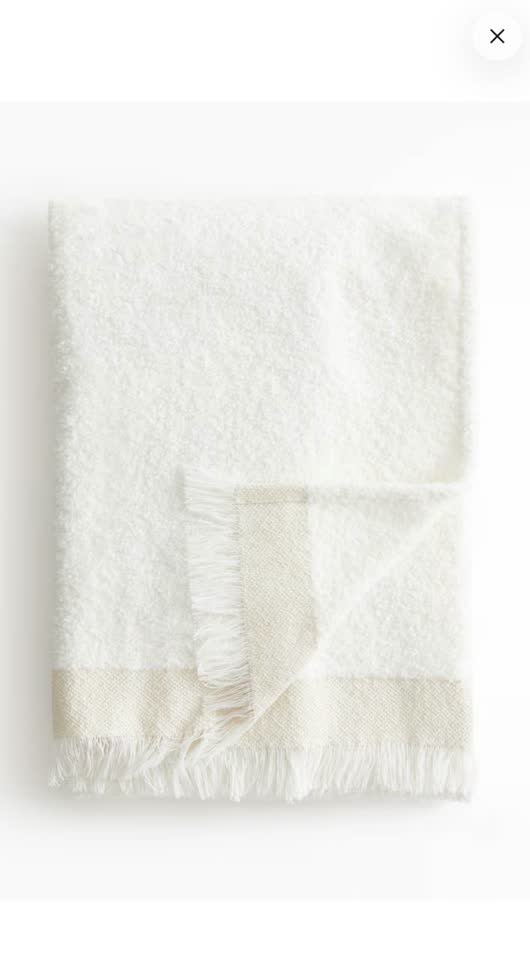 H&M HOME — ćebe + set podmetača (4 kom.) sve novo