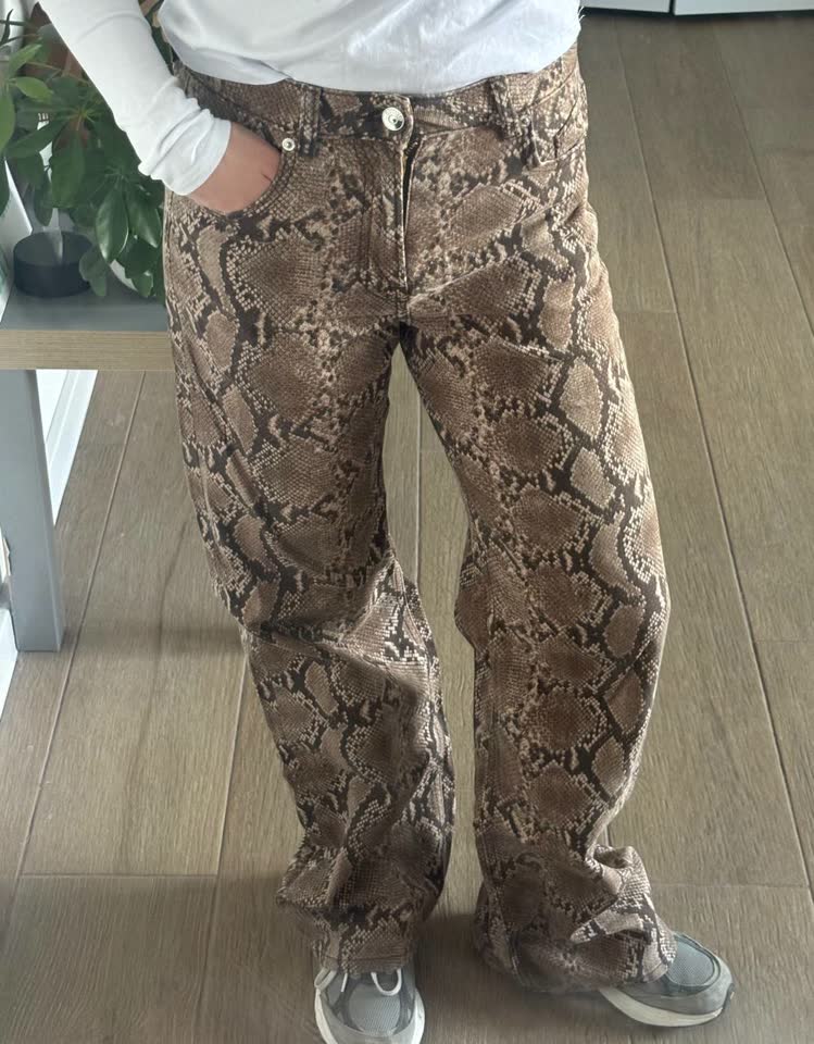 Zmijske pantalone Divided H&M