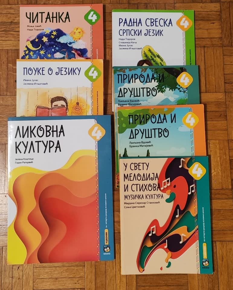Udžbenici izdavača Eduka. 4. razred