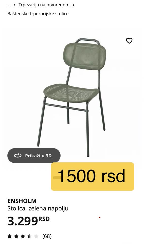 Stolice, sušač, stočić, prečišćivač vazduha, usisivač, kuhinjska vaga