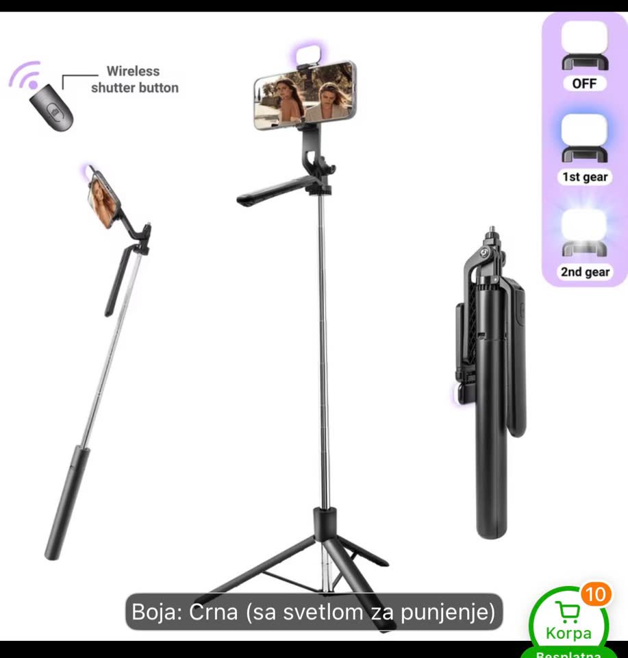 Prodajem stativ-tripod / selfie štap