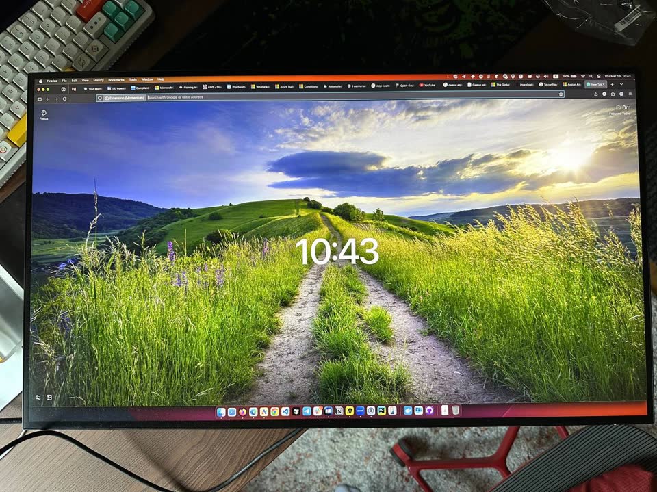 Dell Ultrasharp u3223qe i MacBook 16 M1 Pro
