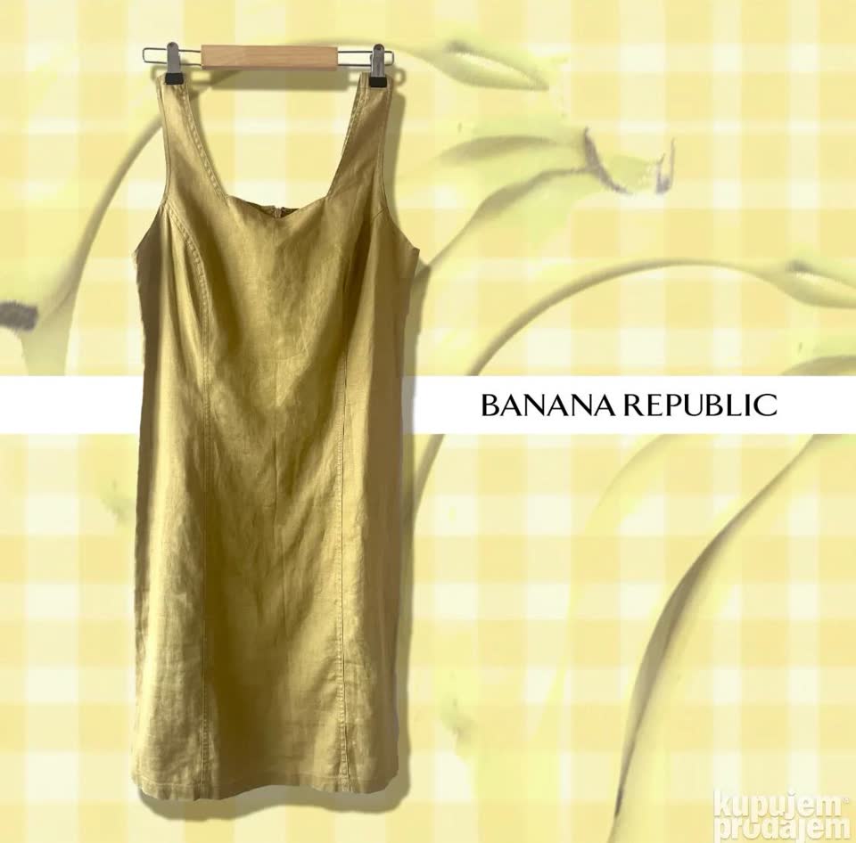 Льняное платье BANANA REPUBLIC