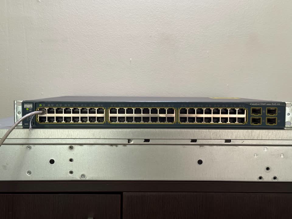 Управляемый коммутатор L3 Cisco Catalyst WS-C3560-48PS-S
