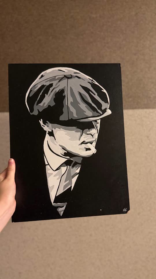 Poster sa Tomasom Šelbijem na presovanoj ploči