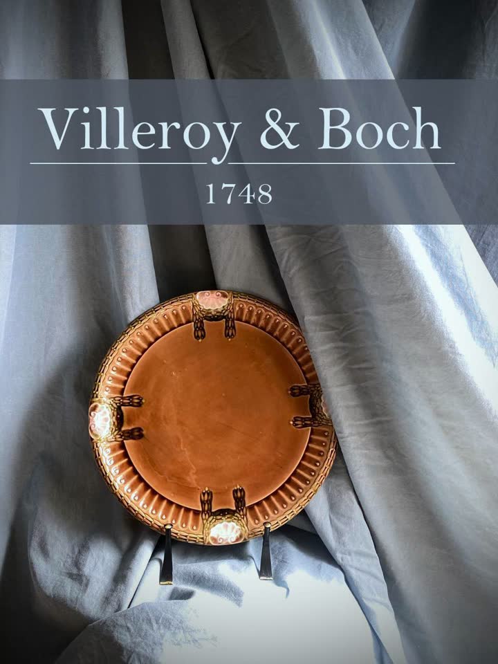 🔹Антикварная тарелка от Villeroy & Boch.