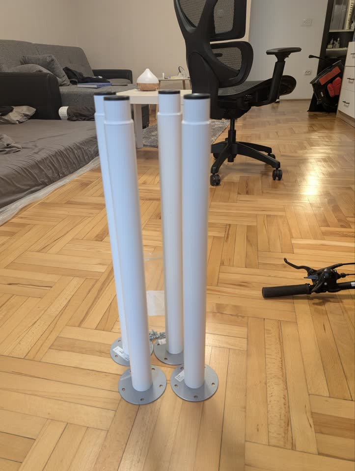 Ножки для стола OLOV IKEA и столешница LAGKAPTEN IKEA