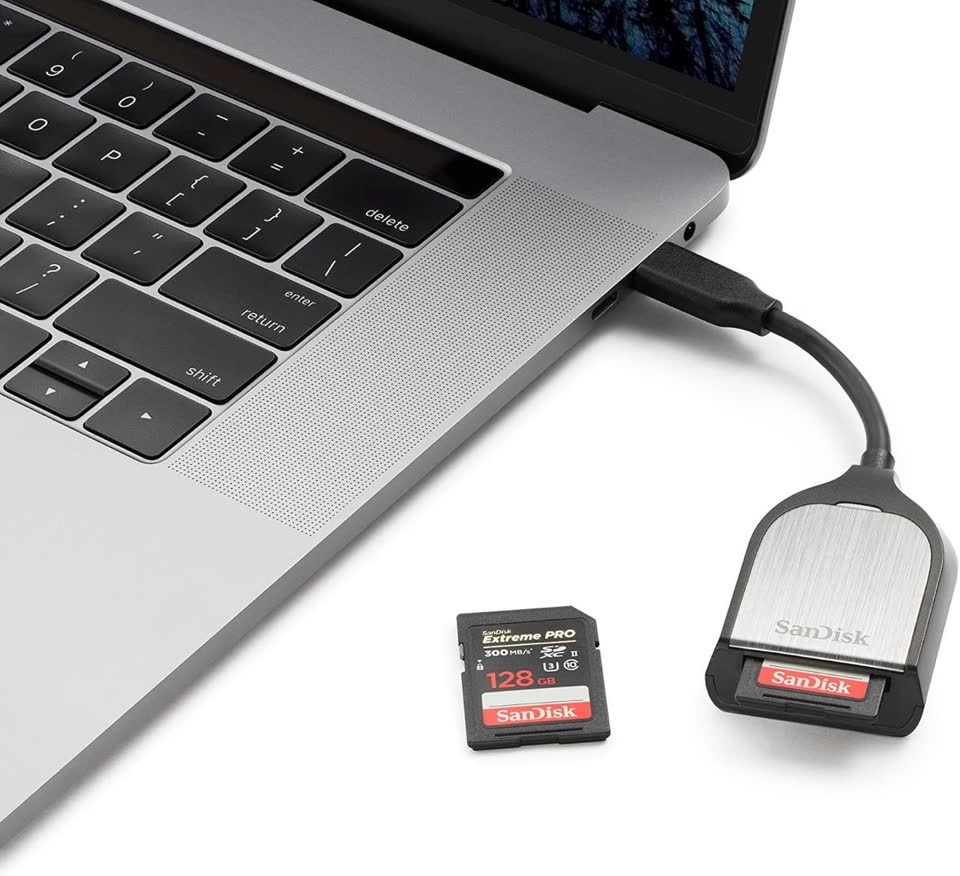 Ридер для карточек SanDisk Extreme PRO SD UHS-II, USB-C