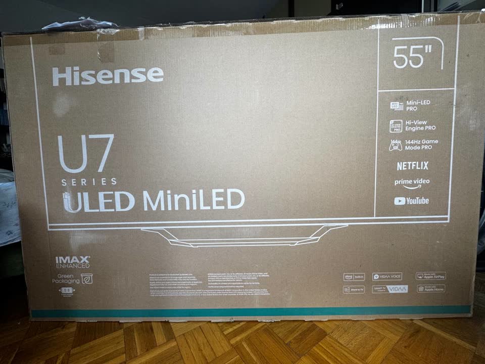 Продается смарт-телевизор Hisense 55U7NQ 55"