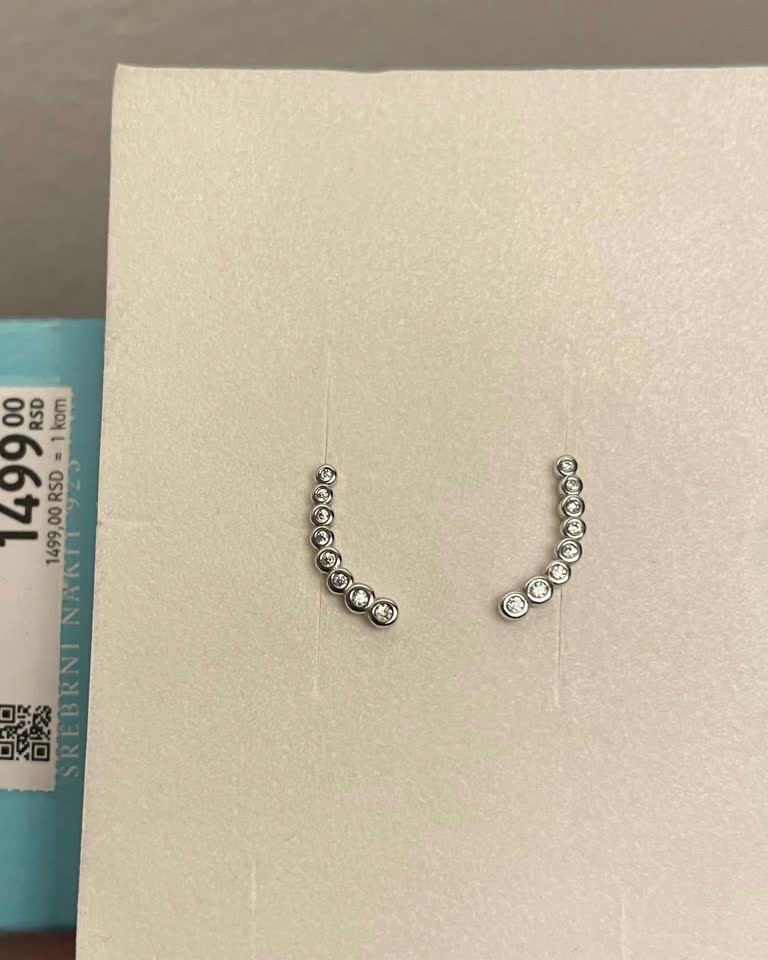 Серьги из серебра 925 пробы