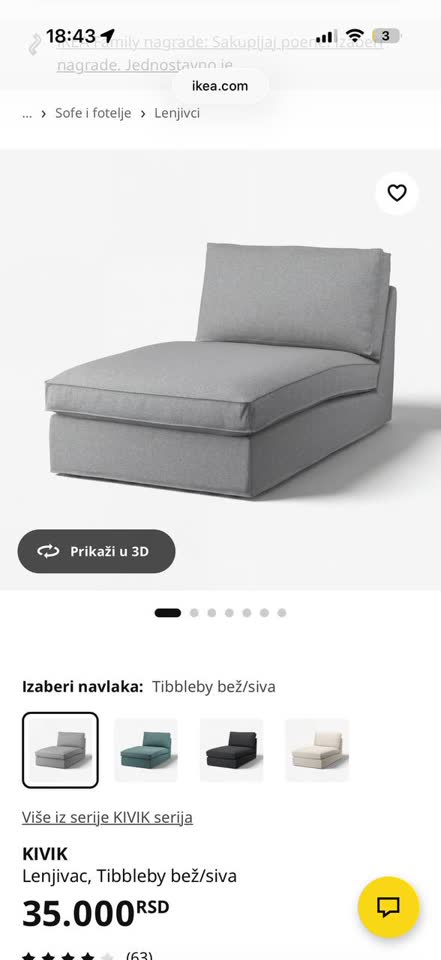 Ležaj Kivik