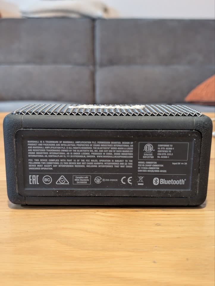 Marshall Emberton Bluetooth zvučnik