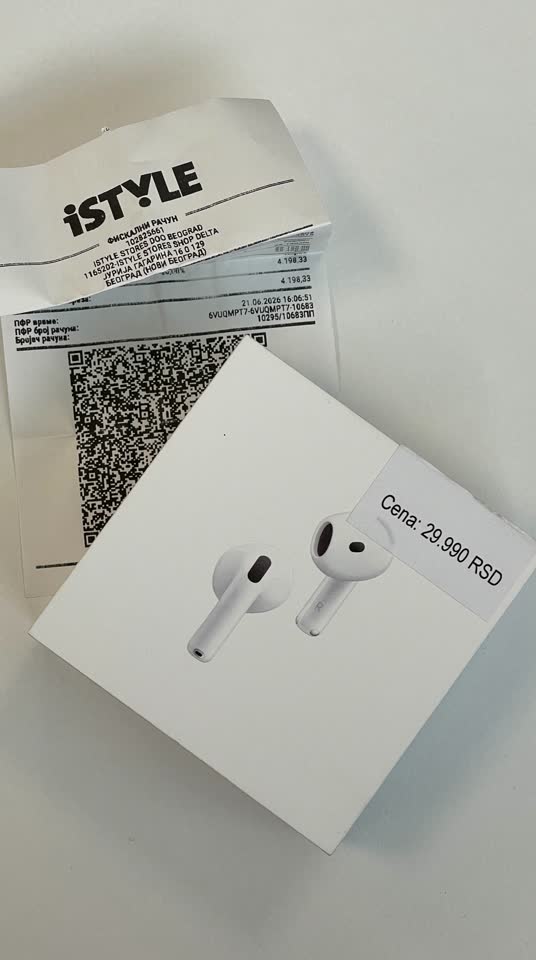 Prodajem nove AirPods 4 ANC