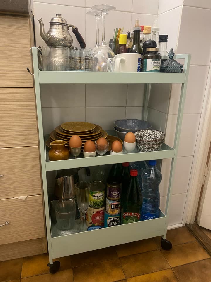 Metalna kolica NISSAFORS od IKEA
