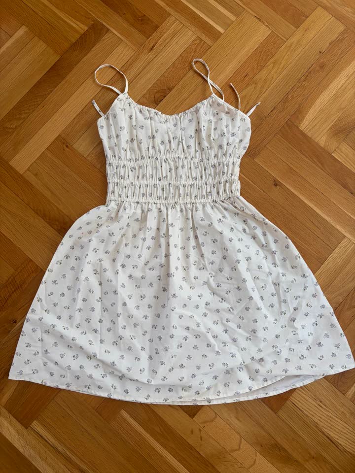 Платье H&M и юбка-шорты Zara