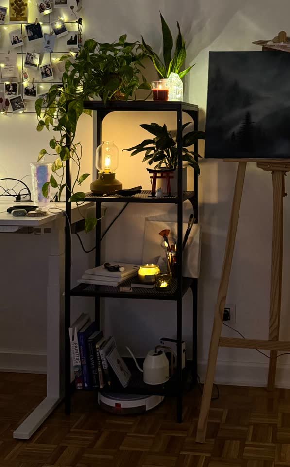 Polica (crna) IKEA FJÄLLBO