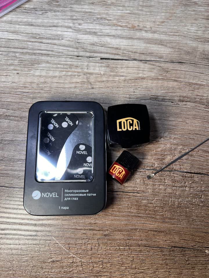 Краска для бровей LOCA Professional / Многоразовые силиконовые патчи для глаз Novel