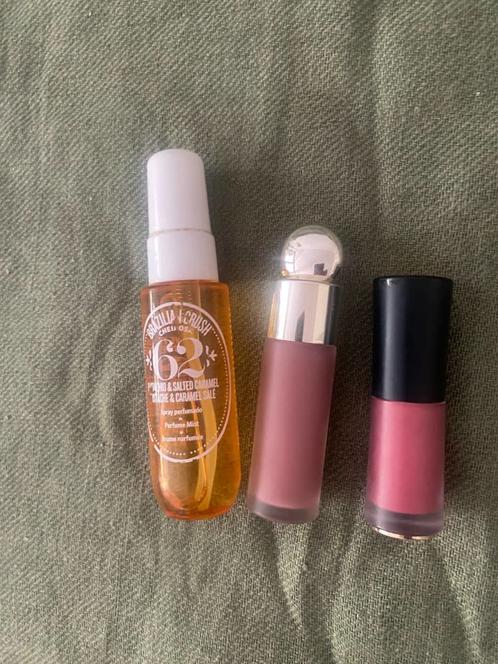 Sol de janeiro 30ml полный, румяна rare beauty encourage , Lancôme drama ink 270 без затеста