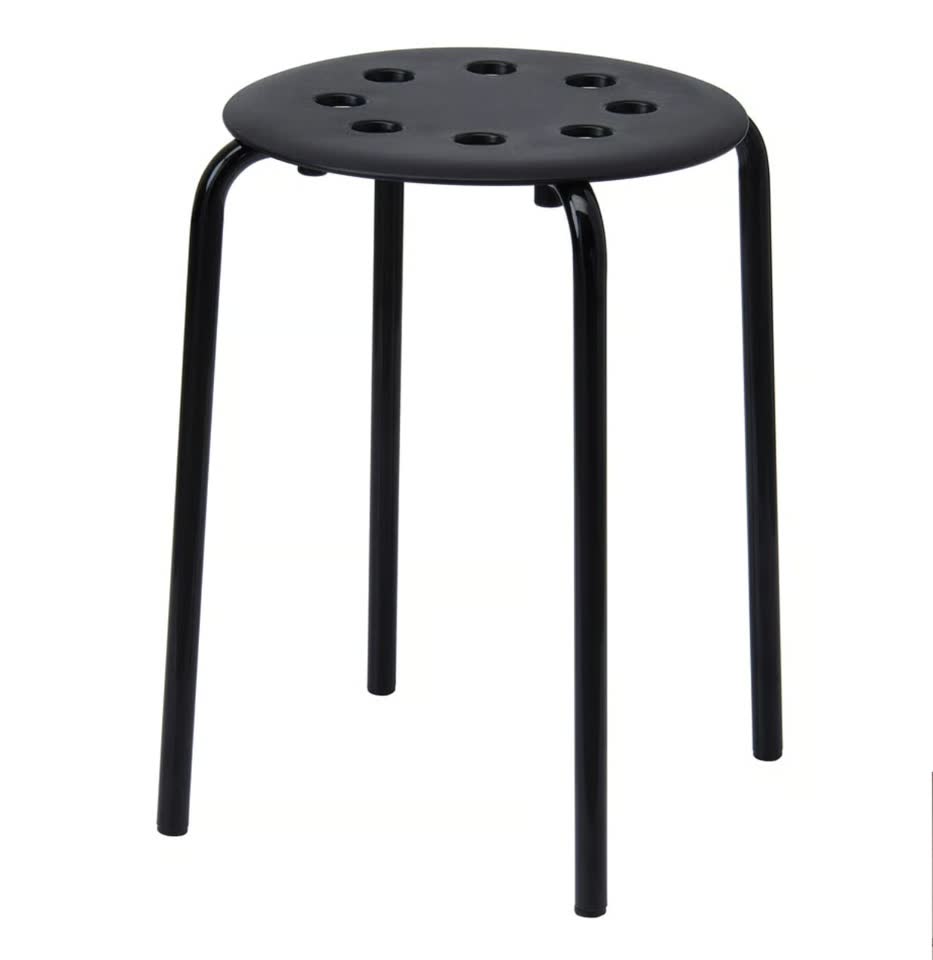 2 IKEA MARIUS crne stolice