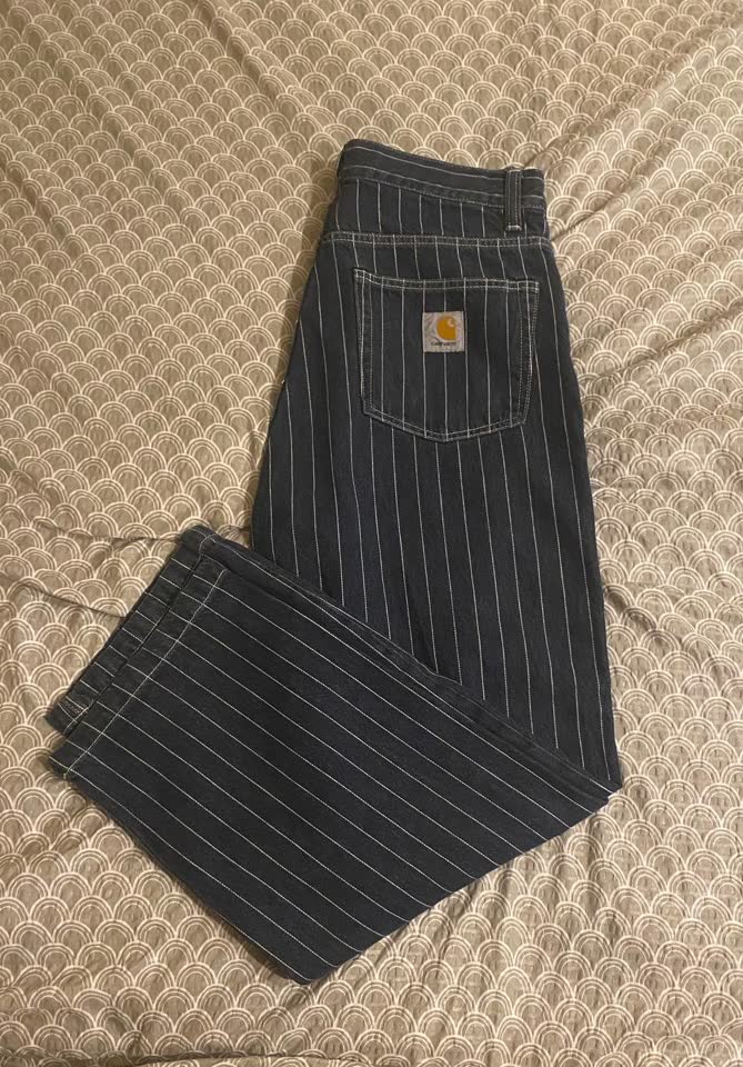 Джинсы в полоску Carhartt
