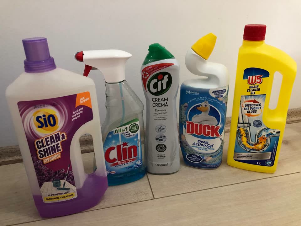 Starter paket sredstava za čišćenje