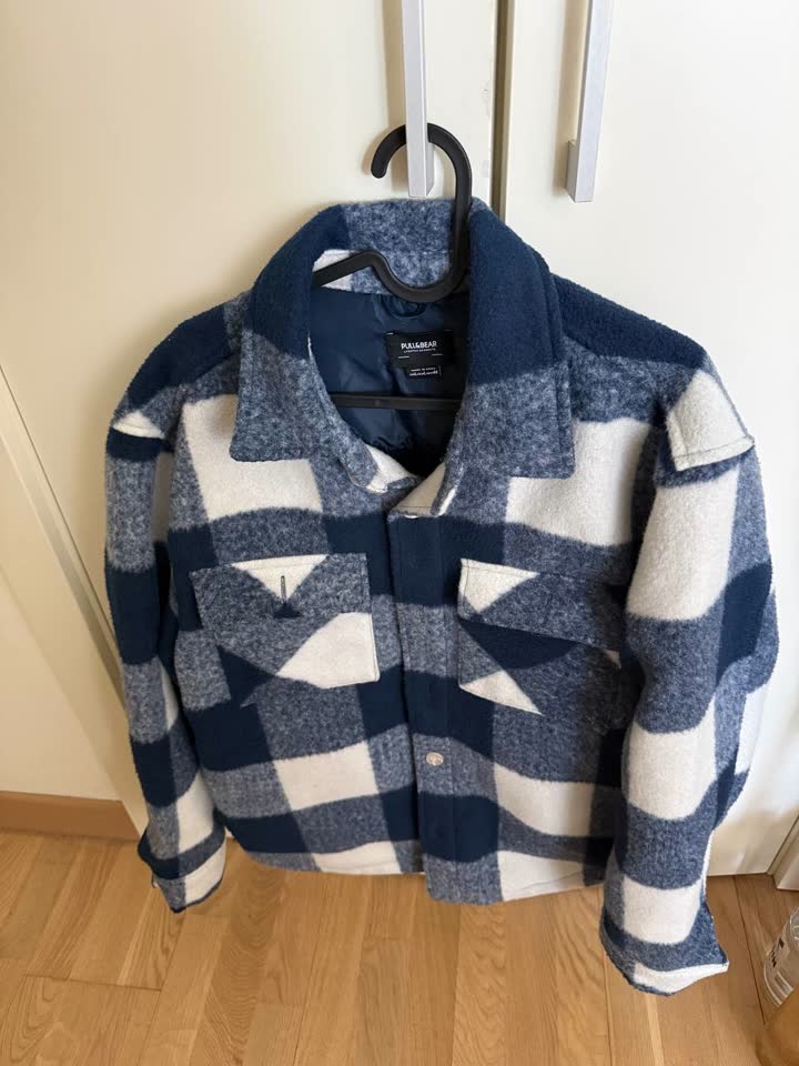 Куртка-рубашка теплая PULL&BEAR L