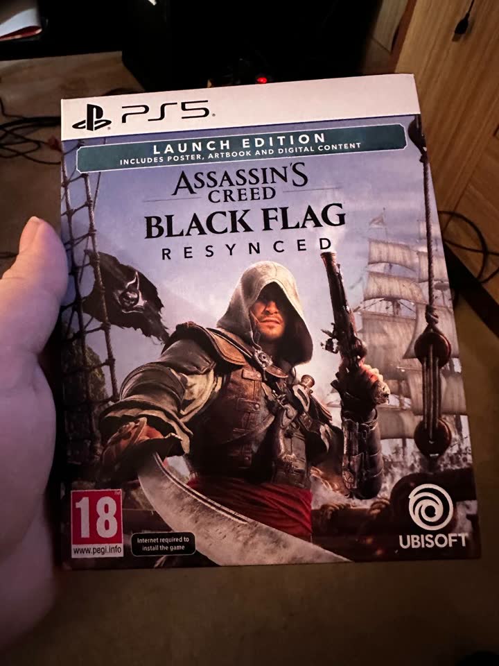 Assassins Creed Black Flag Resynced PS5 na disku