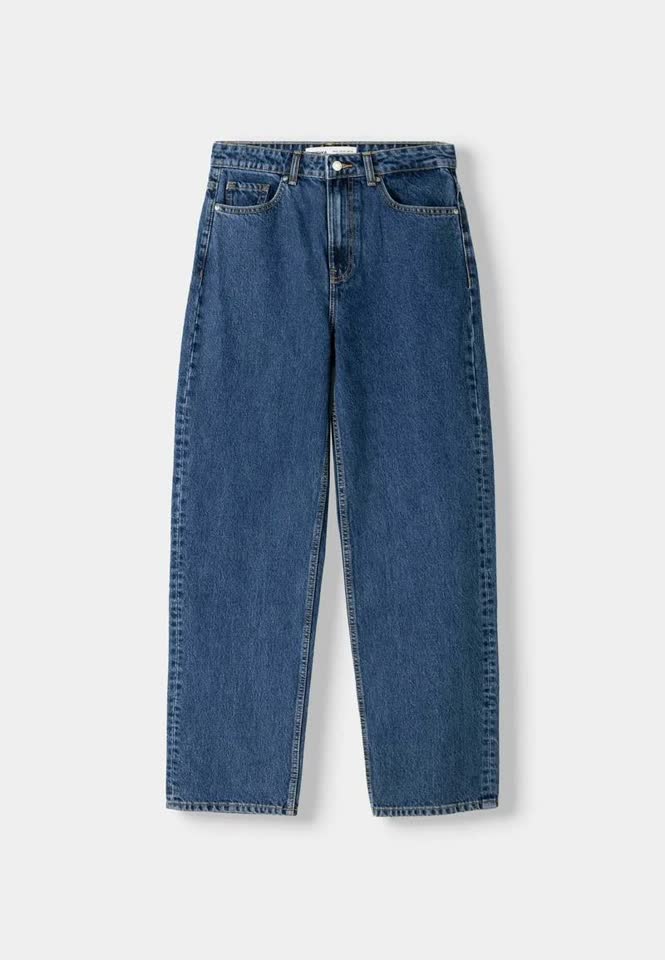 Джинсы Bershka Straight Vintage Jeans Women
