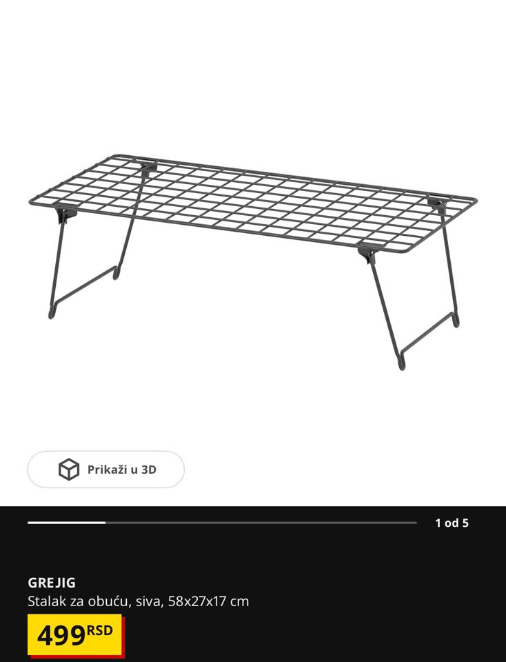 3 полки для обуви IKEA и 1 поддон