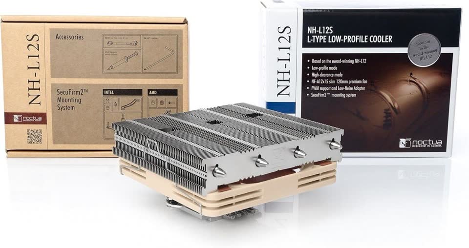 Noctua NH-L12S Premium Low Profile CPU Cooler