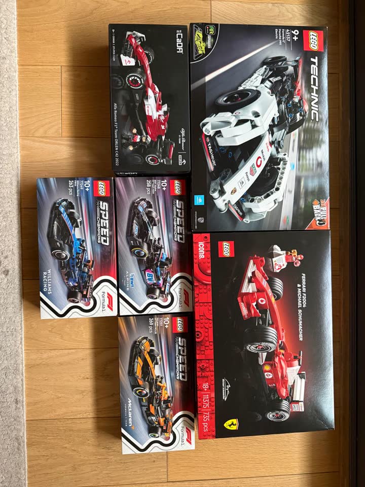 LEGO setovi sa bolidima Formule 1
