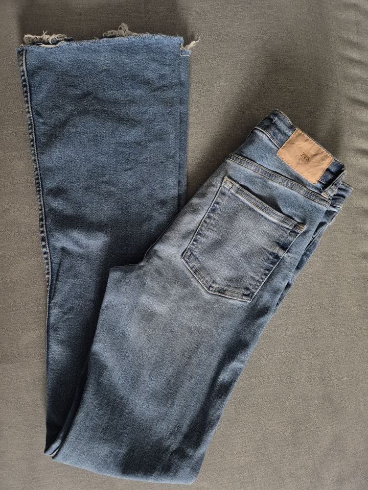 farmerke flared zara