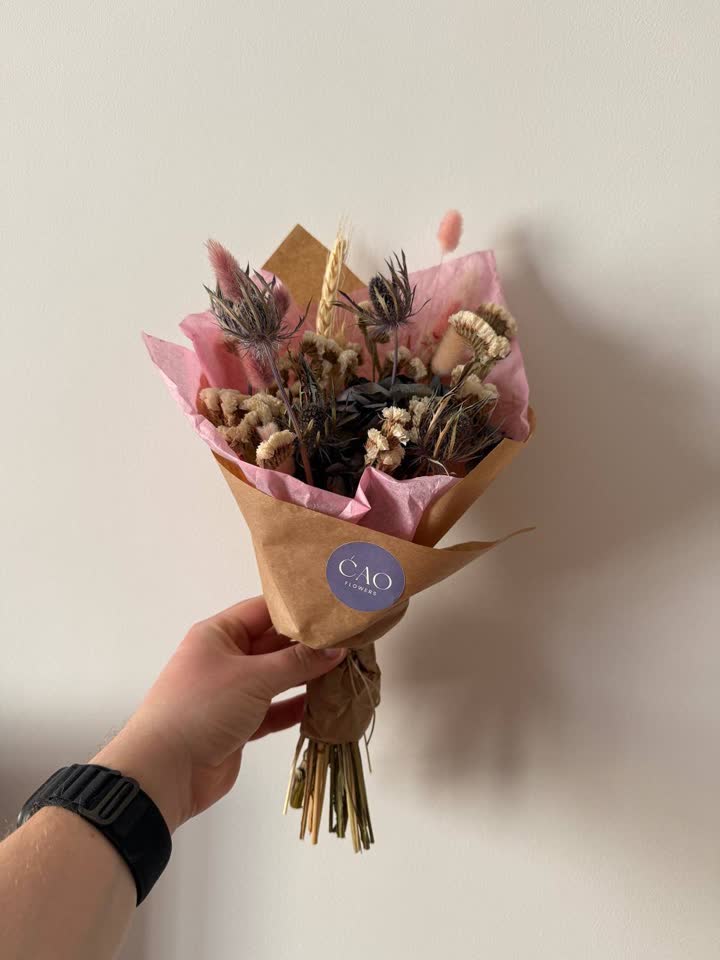 сухоцветный букет от cao flowers